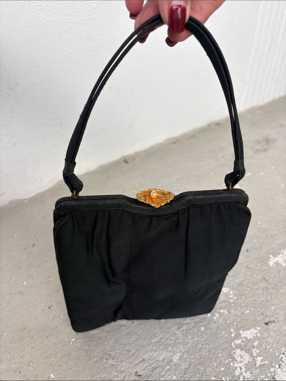 Vintage Coblentz fabric evening bag